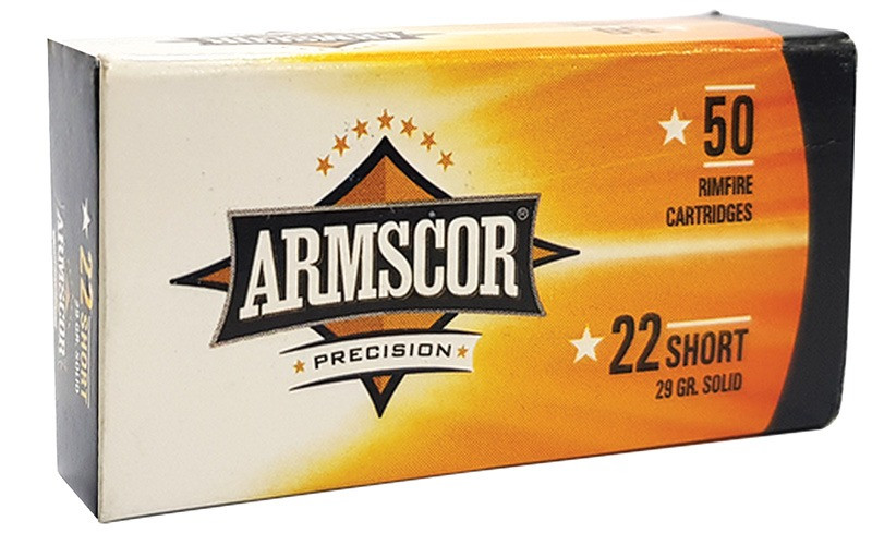 Armscor 22 Short Ammo 29gr CWLSP Ammunition - 500 Rounds