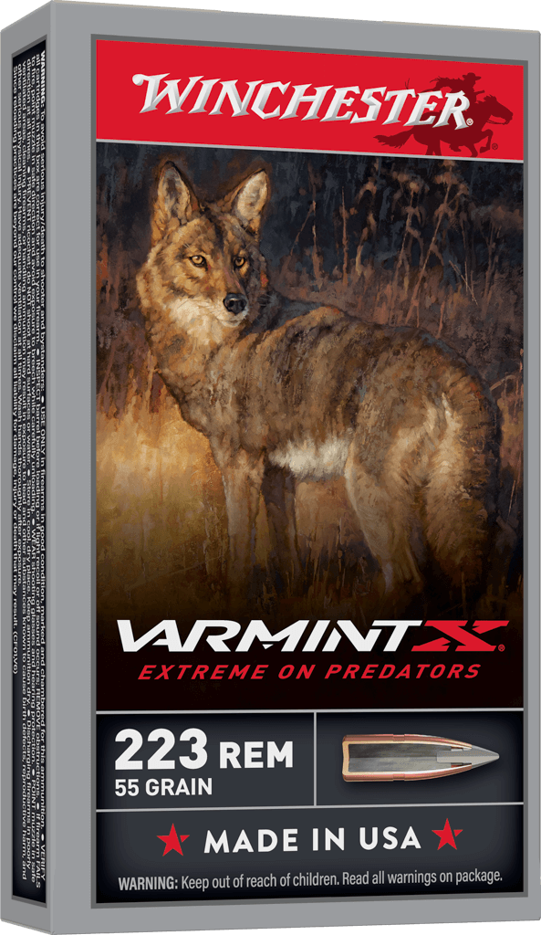 Winchester Varmint X .223 Remington Ammunition 200 Rounds Polymer Tip 55 Grain