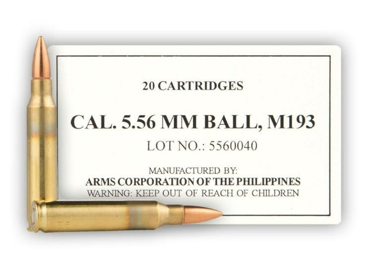 Armscor 5.56 Ammo 55gr FMJ Ammunition - 1000 Rounds
