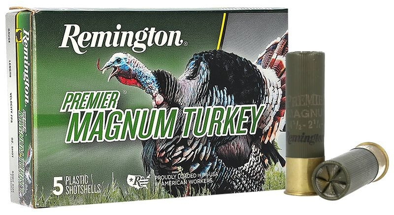 Remington 10 Gauge Ammo 2-1/4 oz #4 Copper-Plated Lead Shot Ammunition - 5 Rounds