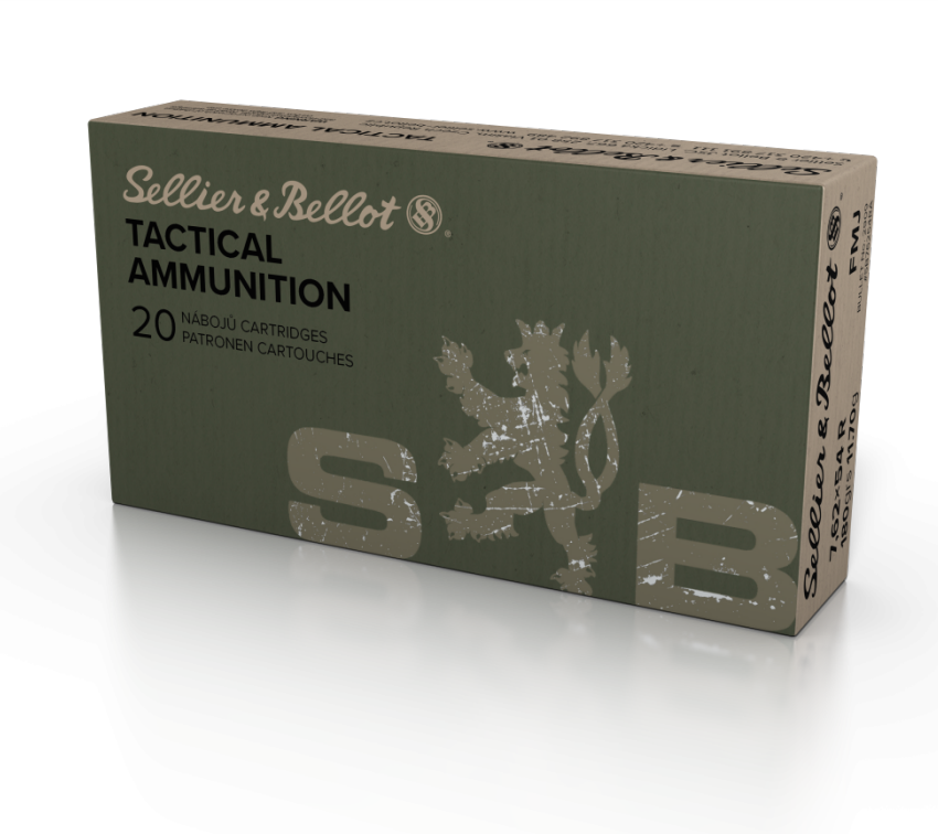 Sellier & Bellot 7.62 x 54 R Ammo 180gr FMJ Ammunition - 400 Rounds