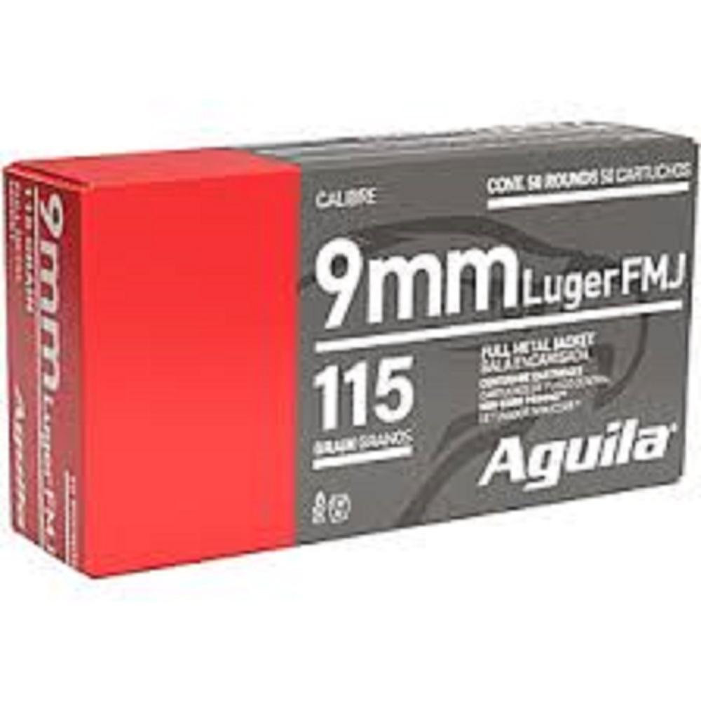Aguila 9mm Ammo 115gr FMJ Ammunition - 1000 Rounds