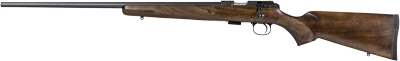 CZ-USA 02390 CZ 457 American Full Size 22 LR 5+1 24 in Black Nitride Black Nitride Steel Receiver Turkish Walnut Fixed American Style Stock Left Hand, Rifle