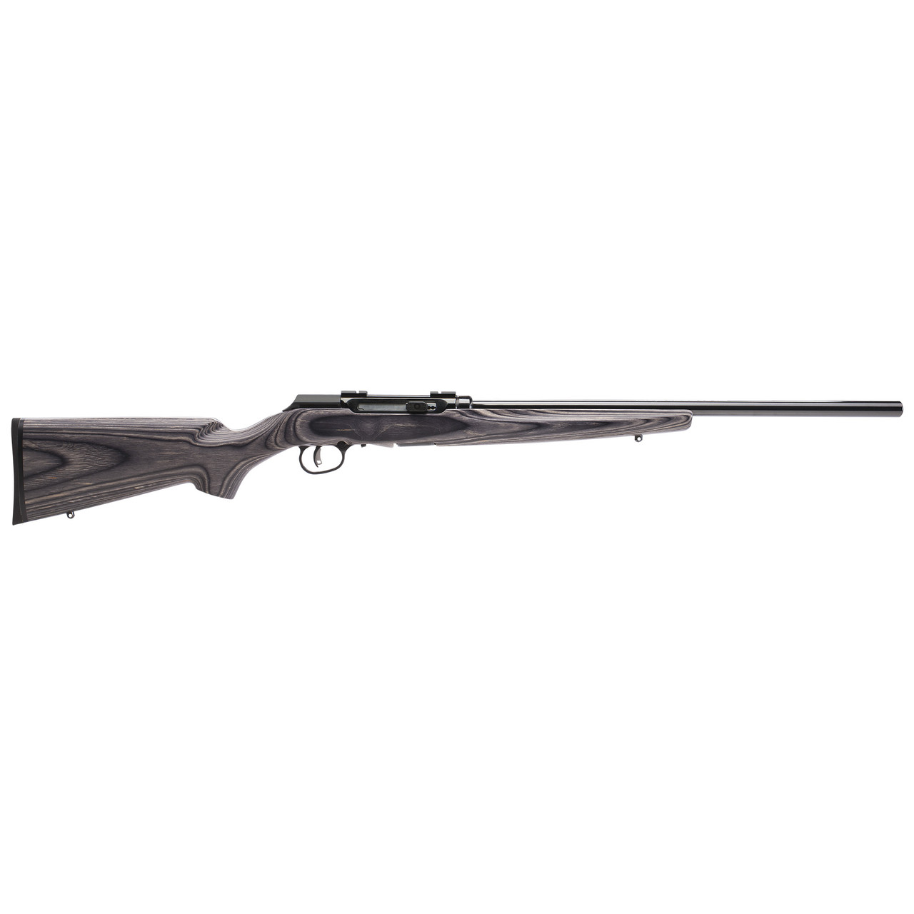 Savage Arms 47006 A17 Target Sporter Full Size Semi-Auto 17 HMR 10+1 22 in Black Heavy/Target Barrel, Black Steel Receiver, Gray Laminate Stock, Rifle