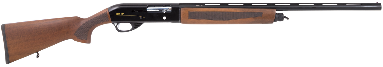 Silver Eagle Arms SE171228 SE17 Semi-Auto 12 Gauge 4+1 3 in 28 in Vent Rib Barrel Black Rec Turkish Walnut Stock Right Hand (Full Size), Shotgun