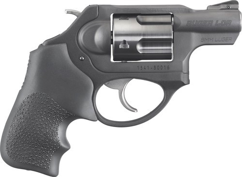 Ruger 5464 LCRx Small Frame 9mm Luger 5 Shot, 1.87 in Matte Black Steel Barrel, Black PVD Cylinder, Matte Black Stainless Steel Frame, Black Hogue Tamer Monogrip, Exposed Hammer , Revolver
