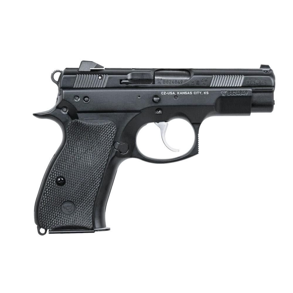 CZ-USA 01194 CZ 75 D PCR Compact *CA Compliant 9mm Luger 10+1 3.75 in Black Steel Barrel, Black Serrated Steel Slide, Black Polycoat Aluminum Frame w/Beavertail, Black Rubber Grip, Pistol