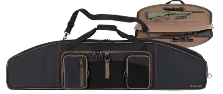 Allen 123-50 Tower Double Rifle Case 50″ Rifle Case Black/Gold Endura 2
