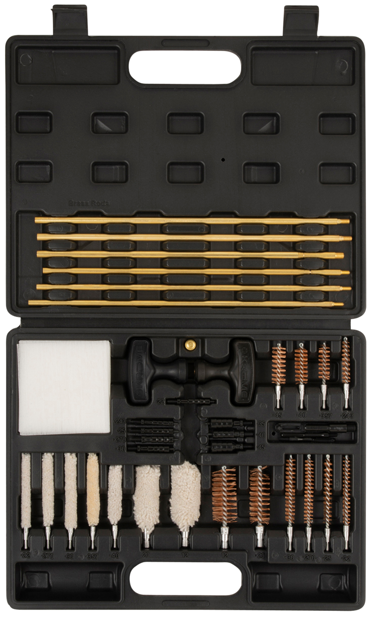 Krome 70562 Universal Cleaning Kit Multi-Caliber, Handguns, Rifles, Shotguns 37 Pieces