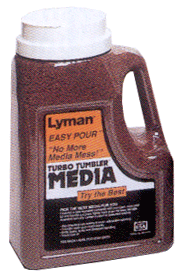 Lyman Turbo Brass Cleaning Media Treated Tufnut (Walnut) Medium Easy Pour Jug 7 lb