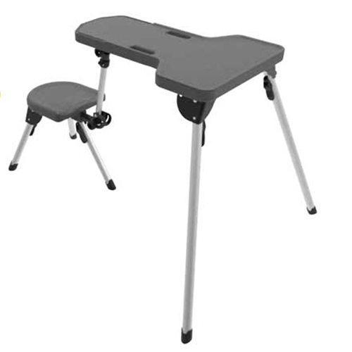 Caldwell 1084745 Stable Table Lite Black 23 in W x 34 in L x 32 in H