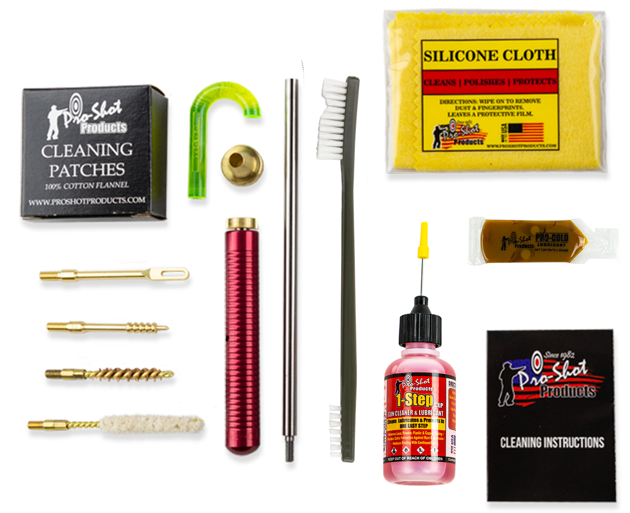 Pro-Shot Classic Cleaning Box Kit .22 - .223 Cal. / 5.56mm - R22KIT