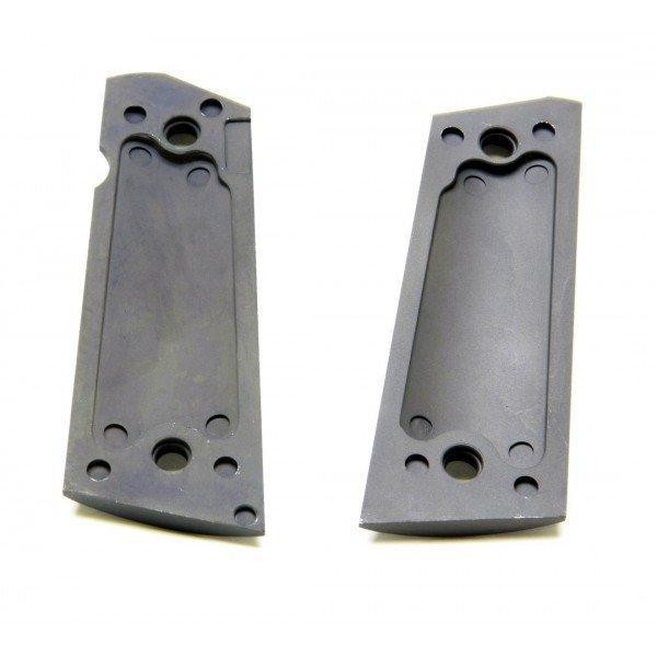 Archangel AA107 Grip Panels  Made of Aluminum With Black Anodized Diamond Checkering Finish for 1911 Government