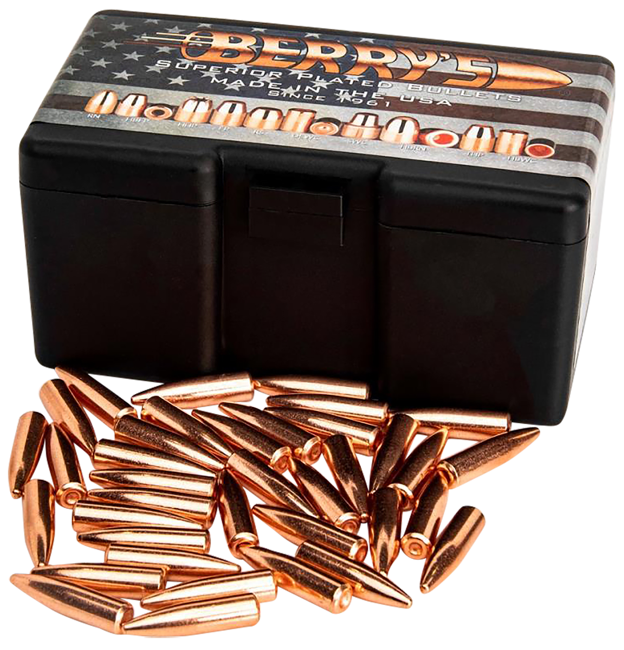 Berrys Bullets .300 AAC Blackout SP Superior Plated Rifle Bullet, 200 gr 0.308" 500rds