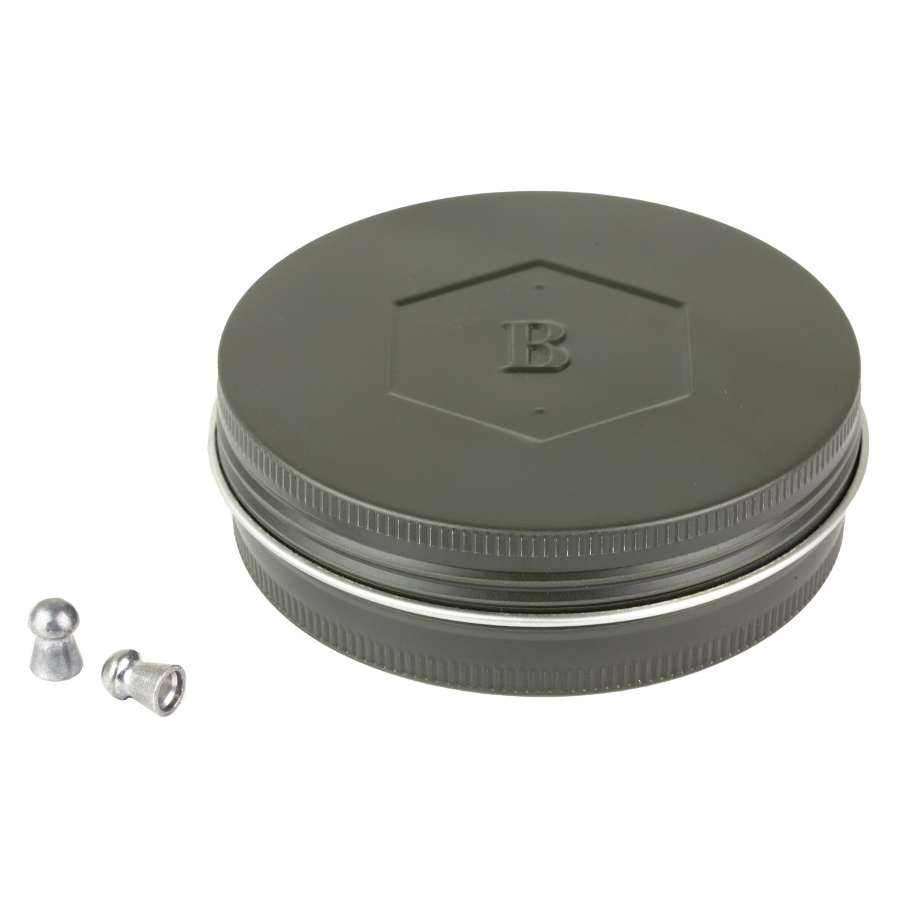Benjamin Single Die Match Air Gun Pellets 25 Caliber 27 Grain Domed Tin of 200