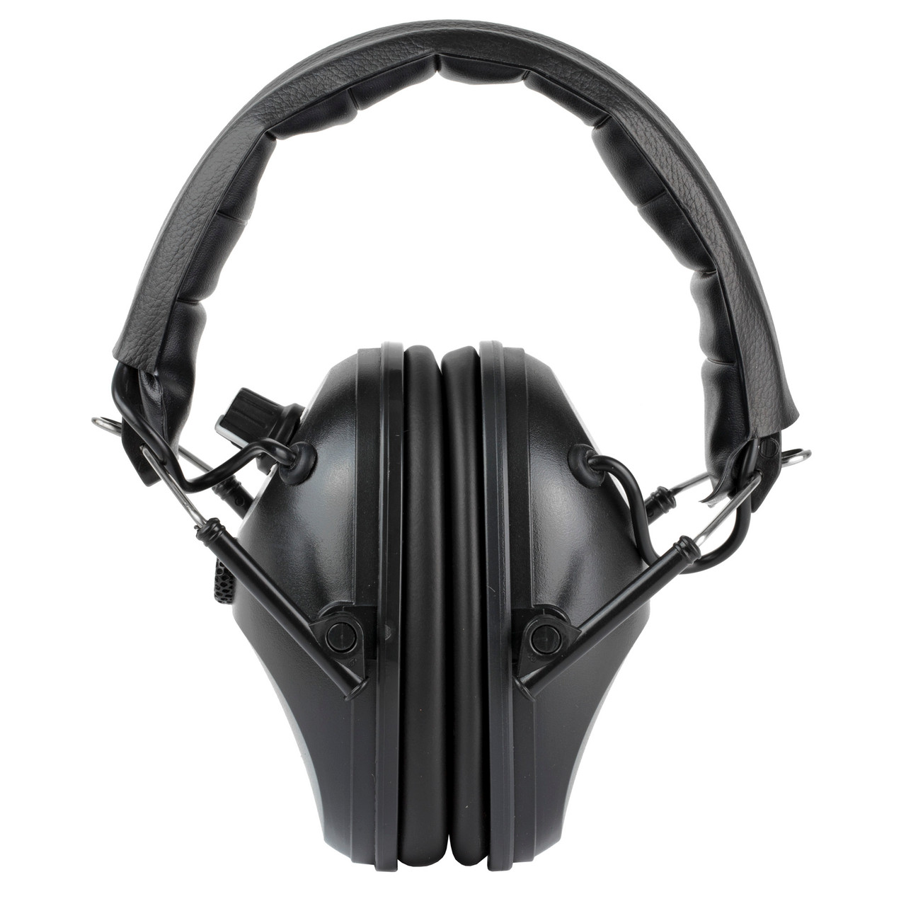 Walker’s GWPWLK1MEM Single Mic Electronic Muff 24 dB Over the Head Gray/Black Polymer