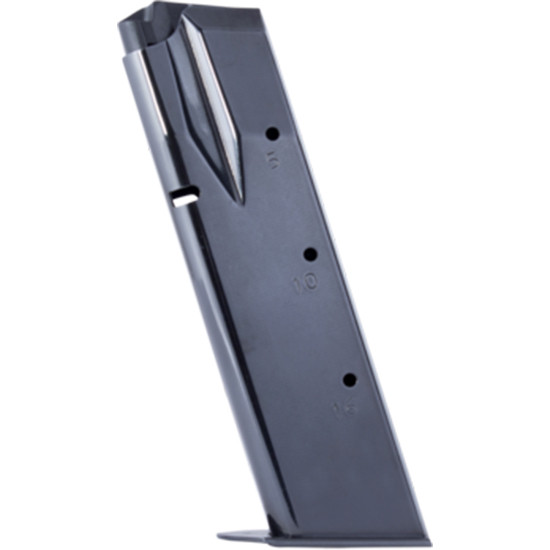 Mec-Gar MGCZ7516B Standard 16rd 9mm Luger for CZ 75B/Shadow 2/75 SP-01/Shadow/85B Blued Detachable, Magazine