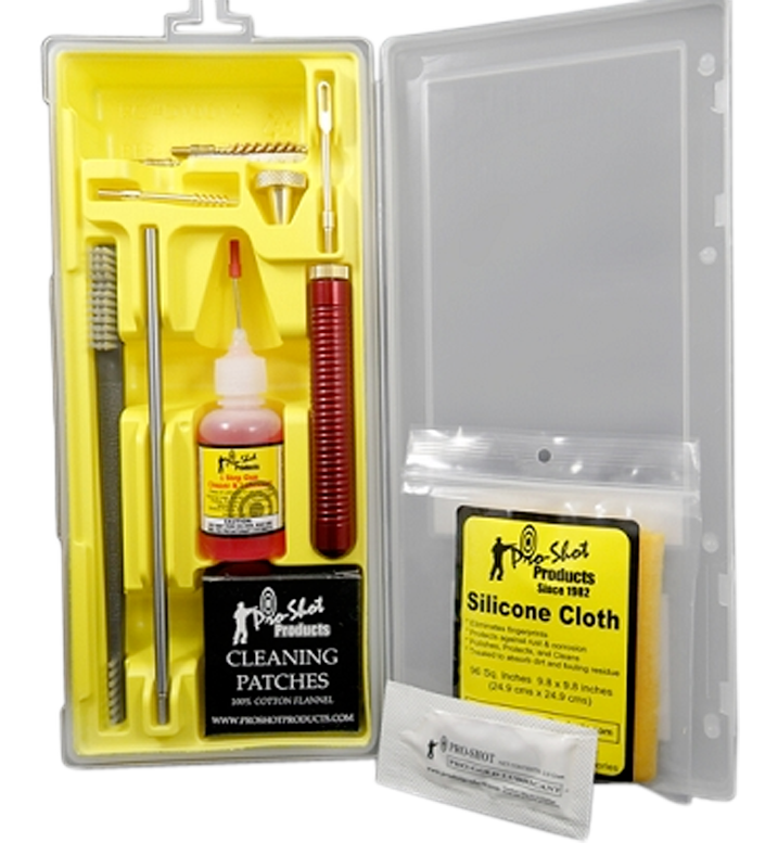 Pro-Shot P22KIT Classic Box Kit .22 Cal, Pistol/Yellow Plastic Case