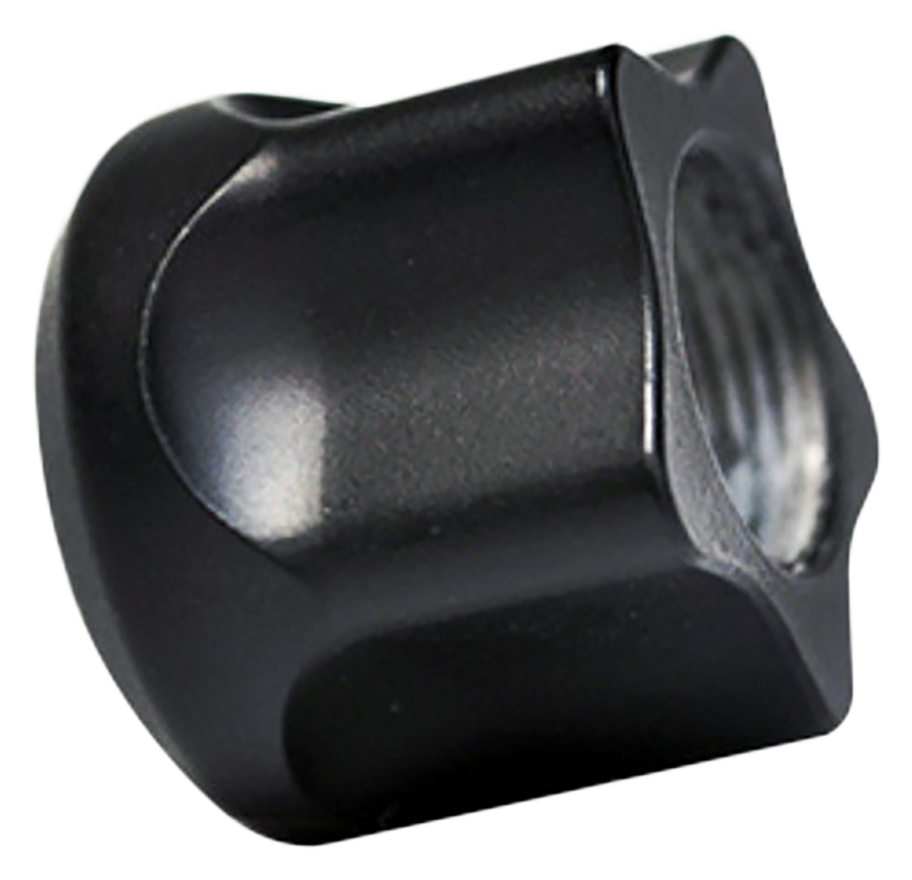 Timber Creek Outdoors 1/228TPBLC Thread Protector  Black Billet Aluminum 1/2"x28