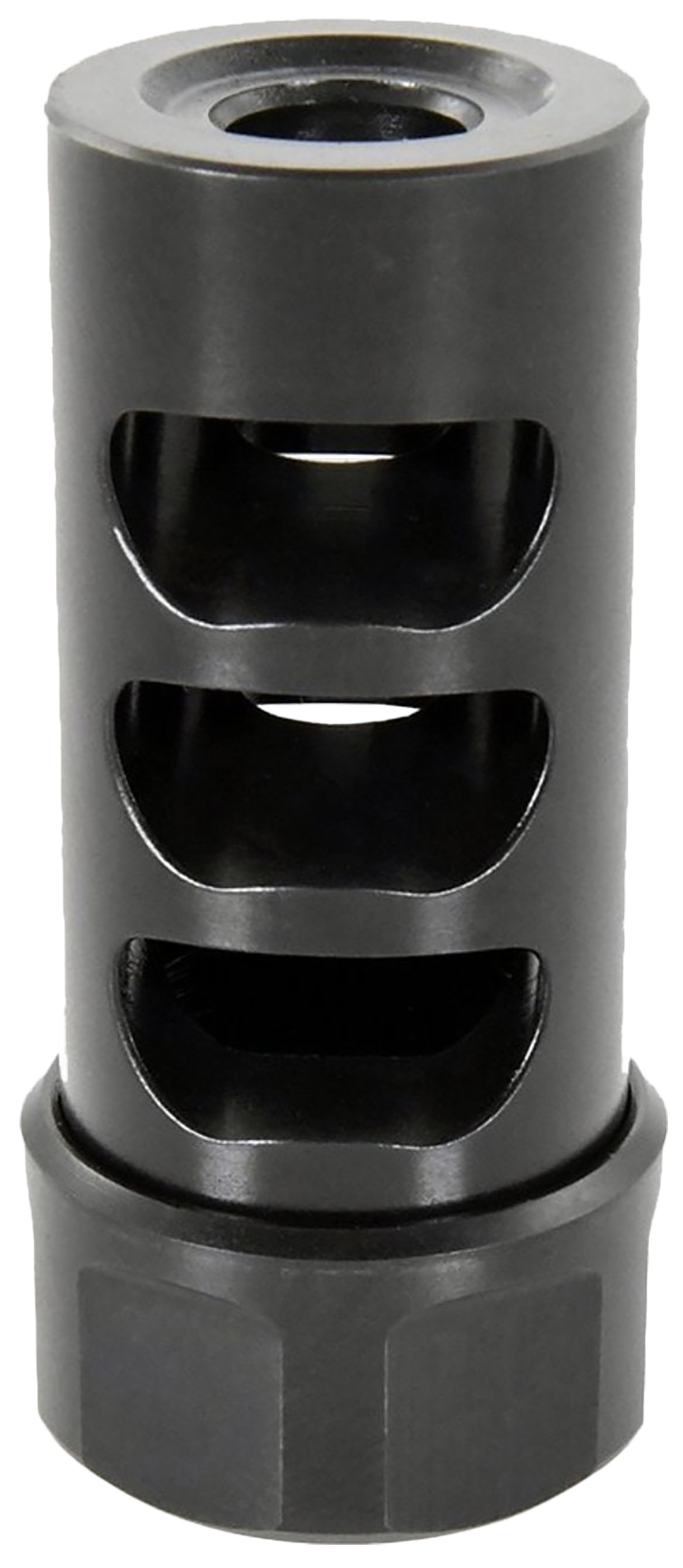 American Precision Arms G2M1230N Gen 2 Micro Bastard Self Timing Brake Black Nitride Stainless Steel with 1/2 in-28 tpi Threads, 1.86 in OAL, & .750 in Diameter for 30 Cal AR-Platform & Hunting, Rifles