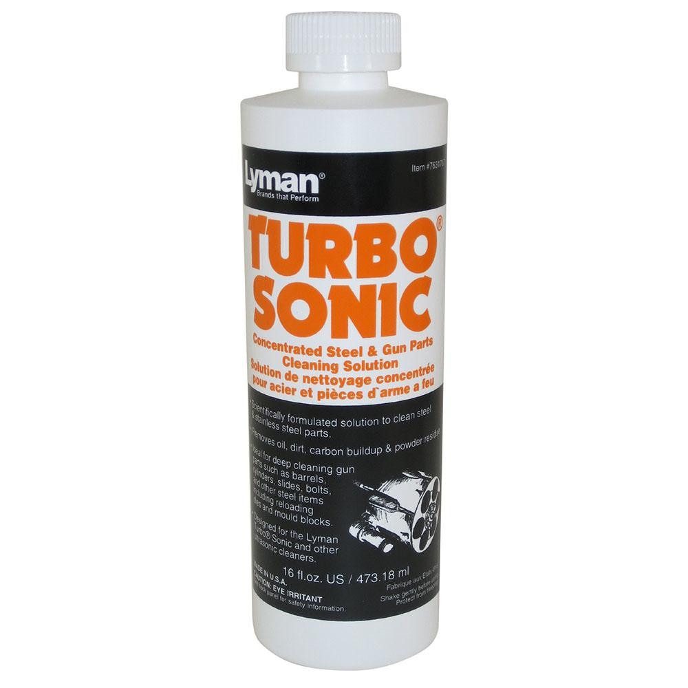 Lyman 7631707 Turbo Sonic Gun Parts Cleaning Solution Against Grease, Dust, Oil 16 oz Bottle