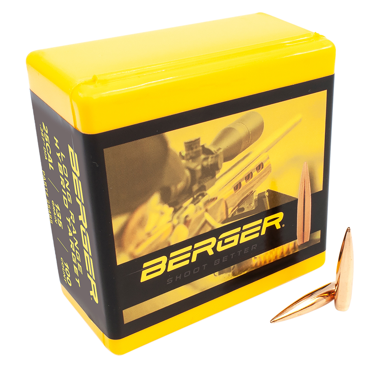 Refurbish / Dent / Scratch 25485 Hybrid Target Long Range 25Cal 135gr 100/Box *Package Damaged 90ct