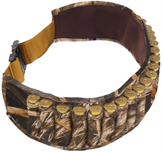 Allen 2525 Waterfowl, Shotgun Shell Belt 25 (3.5 in) Shell Capacity Realtree Max-4 Neoprene, Adjustable to 58 in w/Side Release Buckle