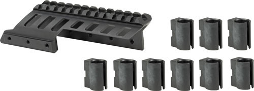 Advanced Technology Halo Gen 2 Side Saddle Shotgun Shell Holder Mossberg 500, 590 12 Gauge Aluminum Matte