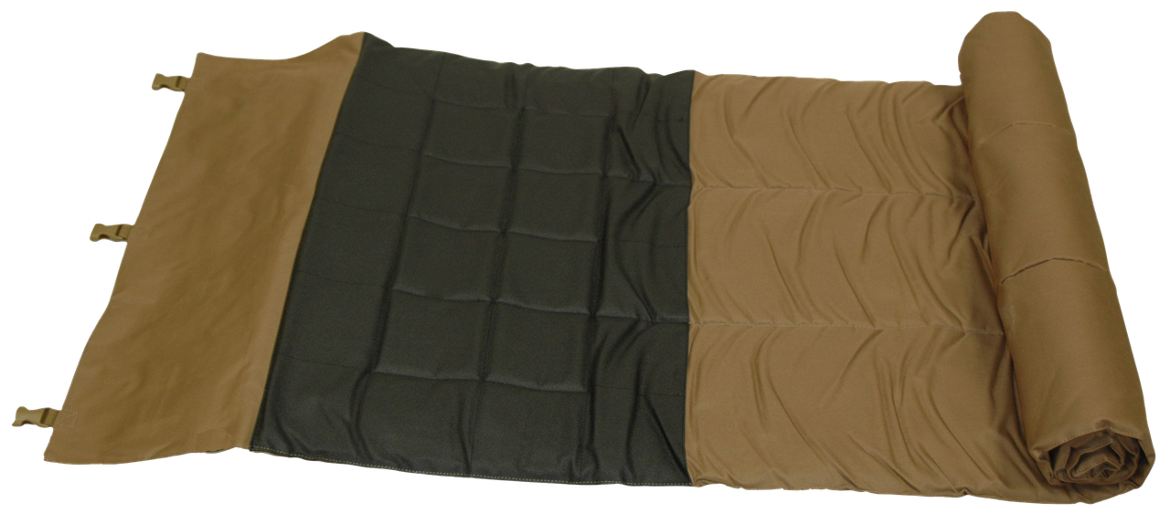 Boyt Harness 79021 Max-Ops Shooting Mat Water Resistant Coyote Brown Polyester with Non-Slip Rubber Surface & Poly Webbing Strap 27 in x 85 in