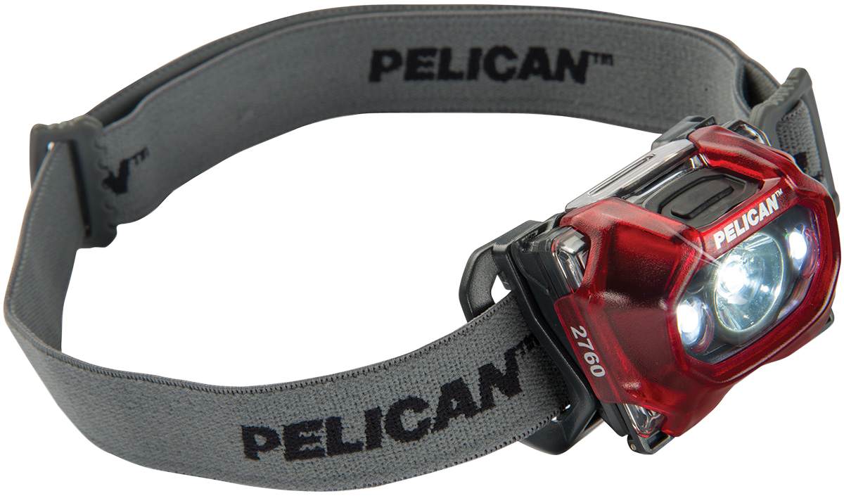 Pelican 2760C 2760 42-289 Lumens White LED Bulb Red 101 Meters Distance Headlamp
