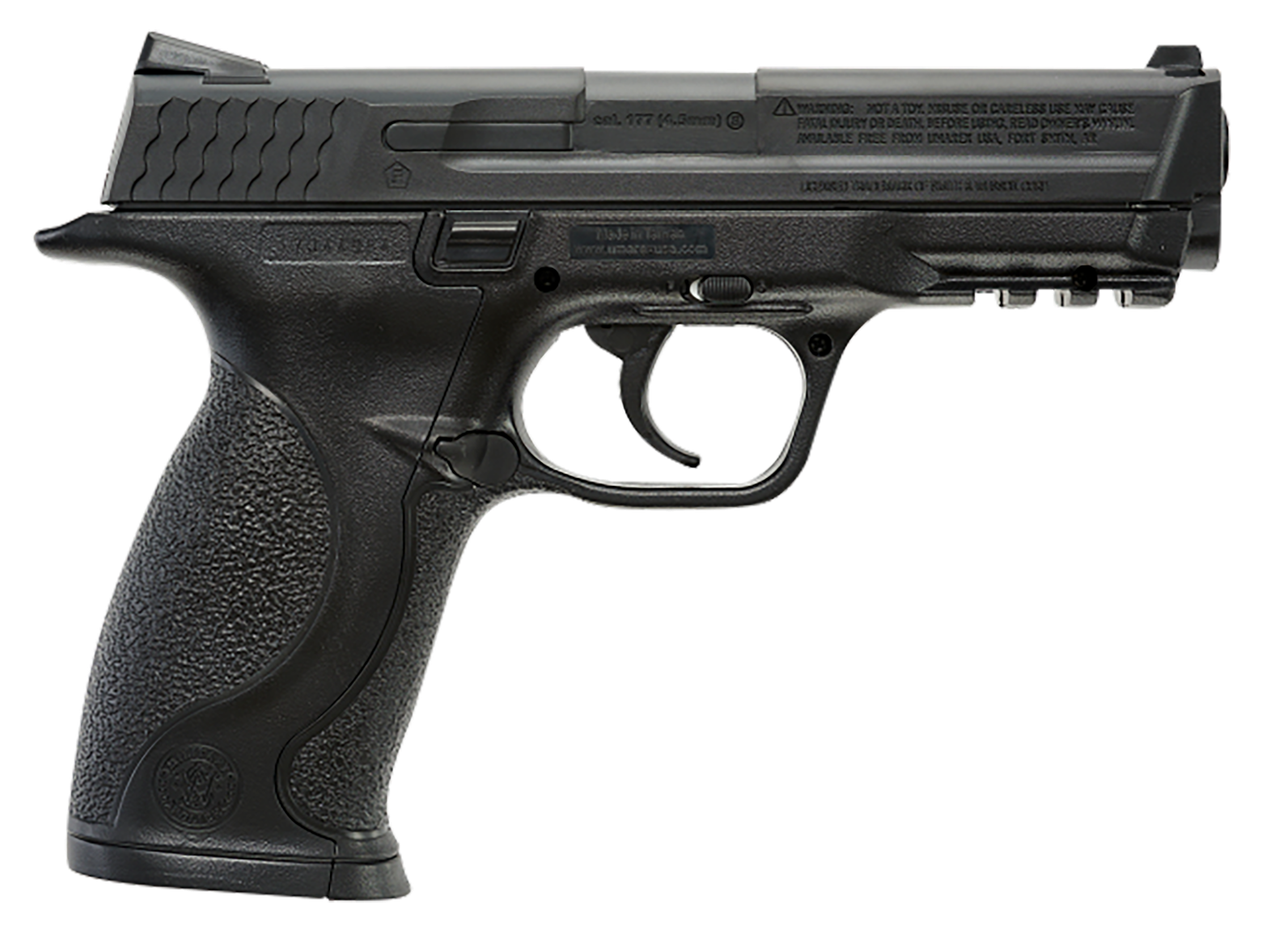 Umarex S&W Air Guns 2255050 S&W M&P CO2 177 19+1 4.30 in Black Polymer Grips