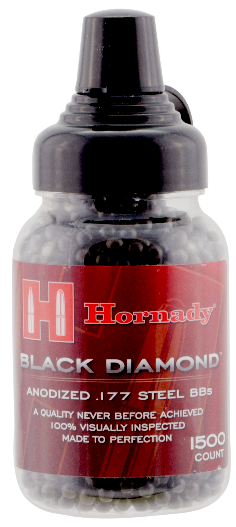 Umarex Hornady Black Diamond .177 BBs, 1500/Plastic Bottle - 2211056
