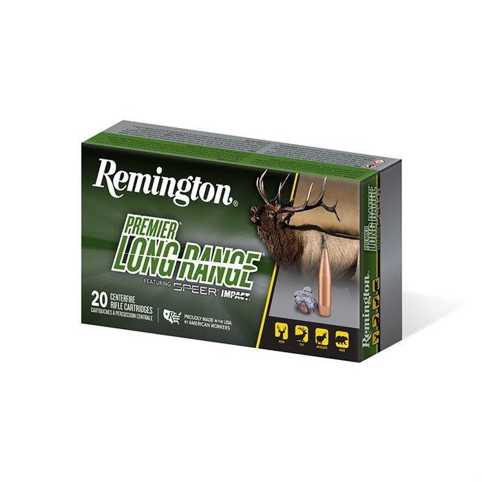 Remington Ammunition R21340 Premier Long Range 6mm Creedmoor 109 gr Speer Impact 20 Per Box/ 10 Cs