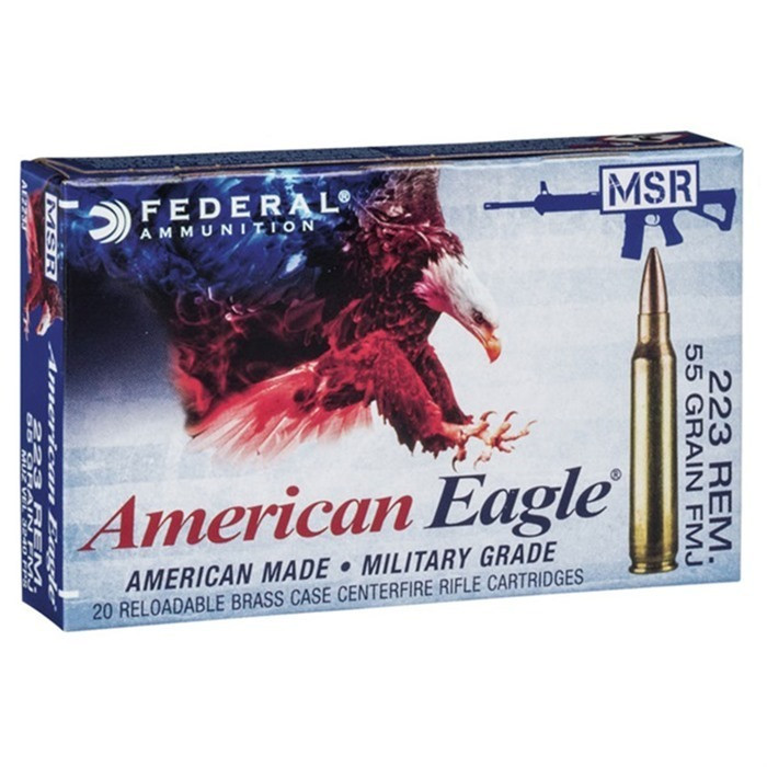 Federal American Eagle 7.62x51mm NATO 168 Grain Open Tip Match A76251M1A