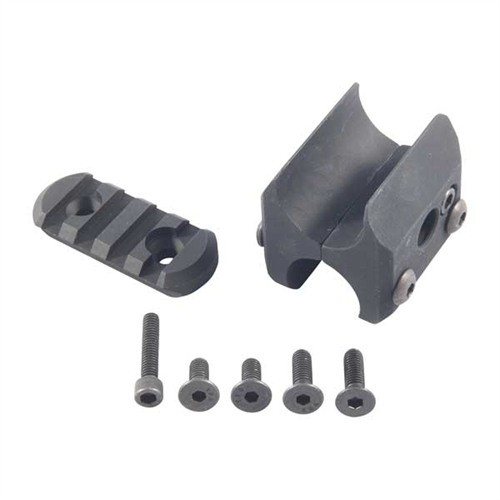Mesa Tactical Shotgun Magazine Extension Tube Clamp with Picatinny Rail for Remington 870, 1100, 11-87, Mossberg 930 12 Gauge