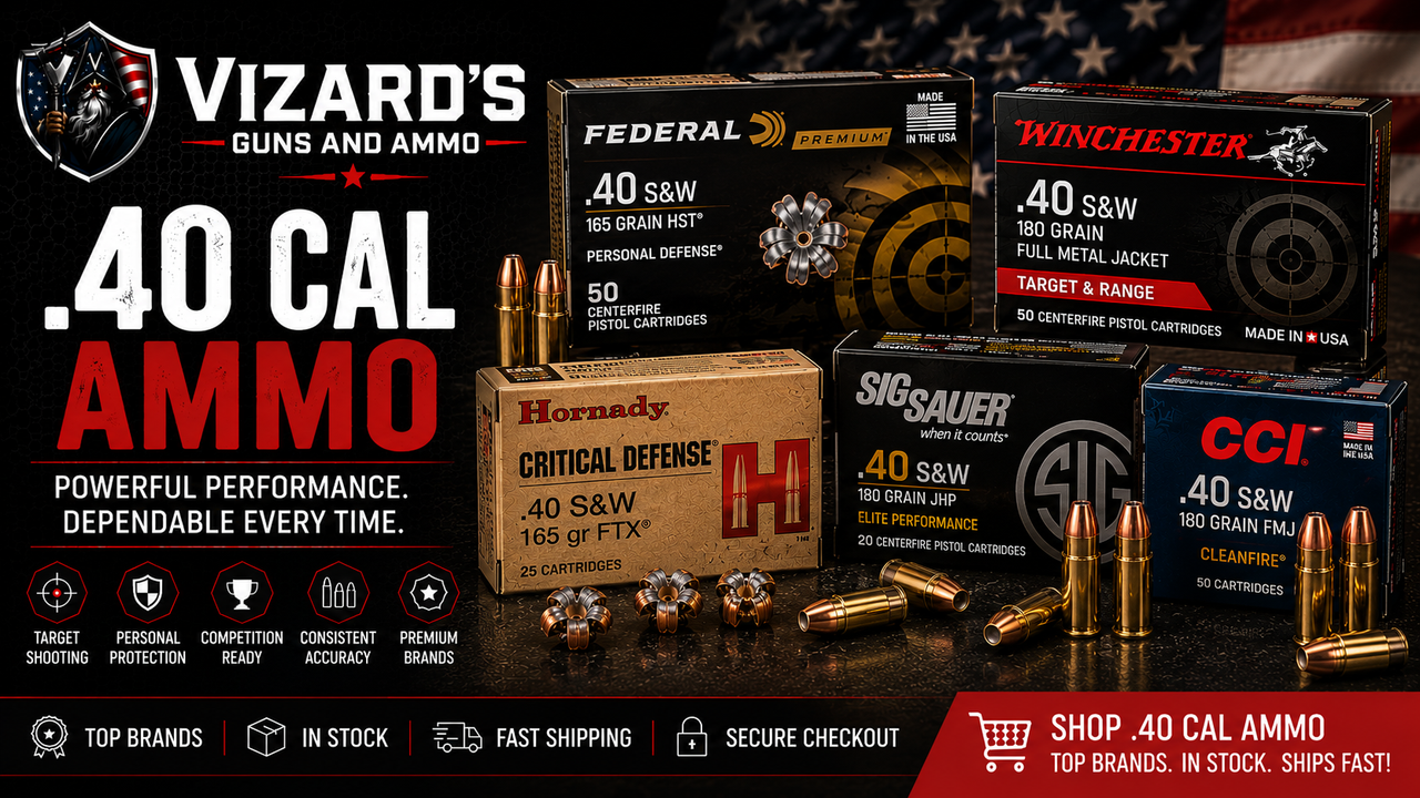 40 Cal Ammo