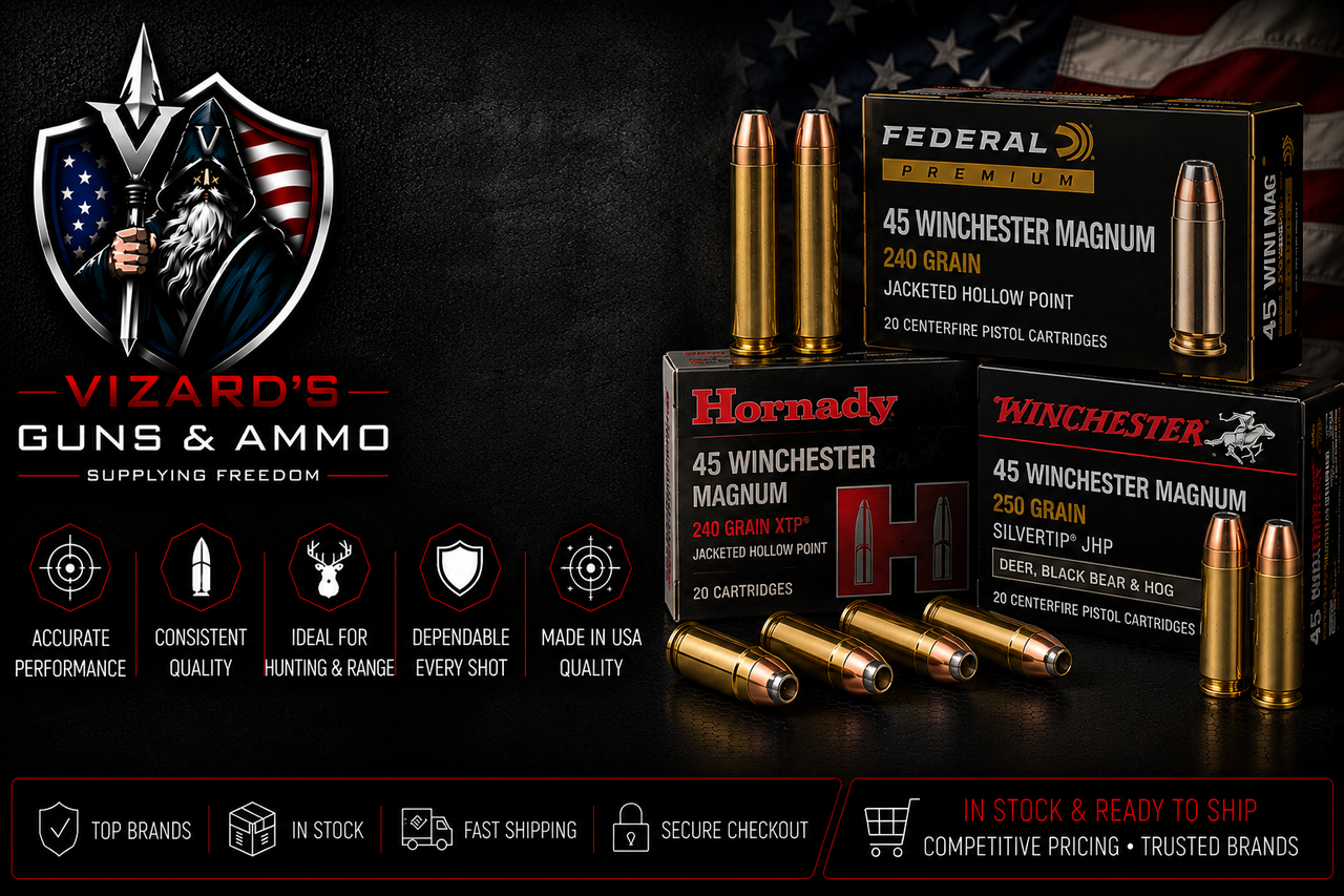 45 Winchester Magnum Ammo