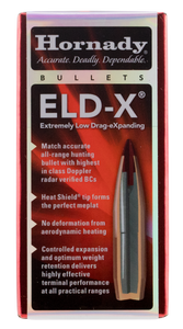   Hornady 2840 ELD-X 7mm .284 162 gr Extremely Low Drag-eXpanding 100 Per Box