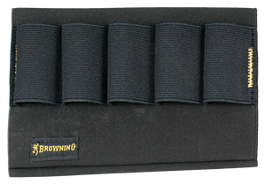 Browning 129051 Elastic Stock Option  5 Shotgunshell Synthetic Nylon Black