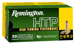 Remington Ammunition RTP357M10A HTP  357 Mag 180 GR Semi Jacketed Hollow Point (SJHP) 20 Bx/ 25 Cs