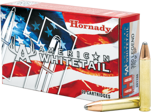 Hornady 81196 American Whitetail  350 Legend 170 gr InterLock 20 Bx/ 10 Cs