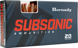   Hornady 91369 Subsonic 40 S&W 180 gr XTP Hollow Point 20 rounds