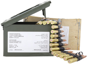 FEDERAL AMMO .50 BMG M33 BALL M17 TRACER 4:1 LINKED 100RDS