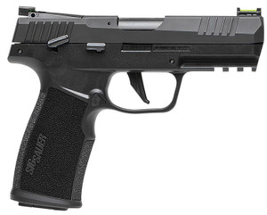 Sig Sauer 322C-BAS P322  22 LR Caliber with 4 Threaded Barrel 20+1 Capacity Black Finish Picatinny Rail Frame Serrated/Optic Cut Black Anodized Stainless Steel Slide & Polymer Grip Includes 2 Mags
