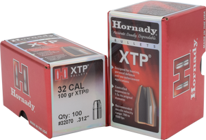 Hornady 32070 XTP  32 Caliber .312 100 GR Hollow Point 100 Box