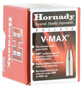 Hornady 22004 V-Max  20 Caliber .204 32 GR 100 Box