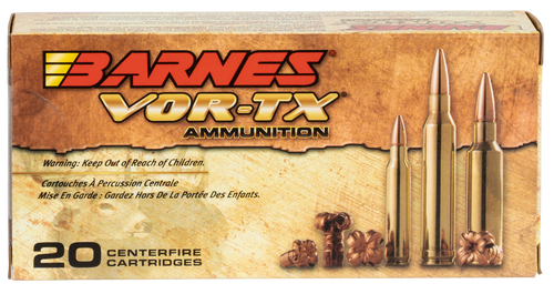 Barnes Bullets 22008 22-250 Rem Rifle Ammo 50gr 20 Rounds 716876022458