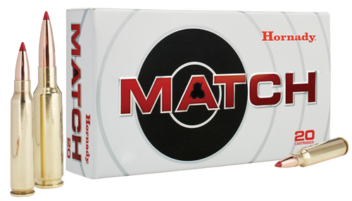 Hornady 338 Lapua Mag Ammunition 82300 285 gr Extremely Low Drag-Match 20 Rounds