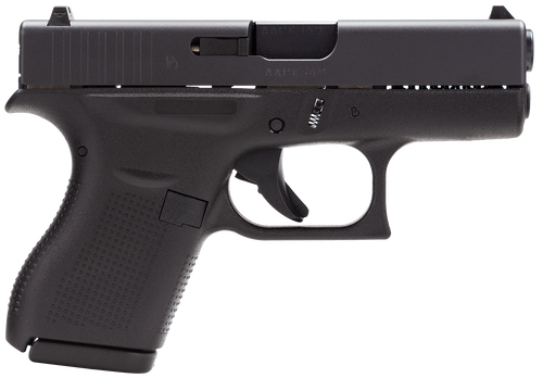 Glock UI4250201 G42 Gen3 Sub-Compact 380 ACP 6+1 3.25 Black Polygonal Rifled Barrel Matte Black Serrated Slide Black Polymer Frame Black Textured Polymer Grip USA Made