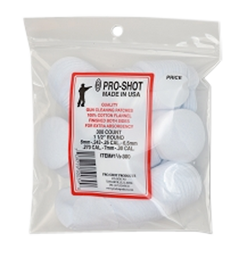 Proshot Products 112300 Cleaning Patches Gun Care Cleaning/Restoration 1.50" 709779500390